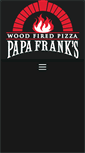 Mobile Screenshot of papafrankspizza.com